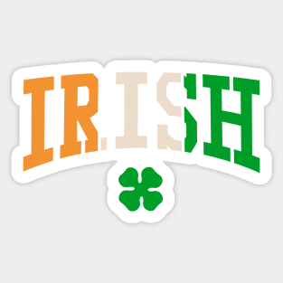 Irish Flag Inspired Sticker